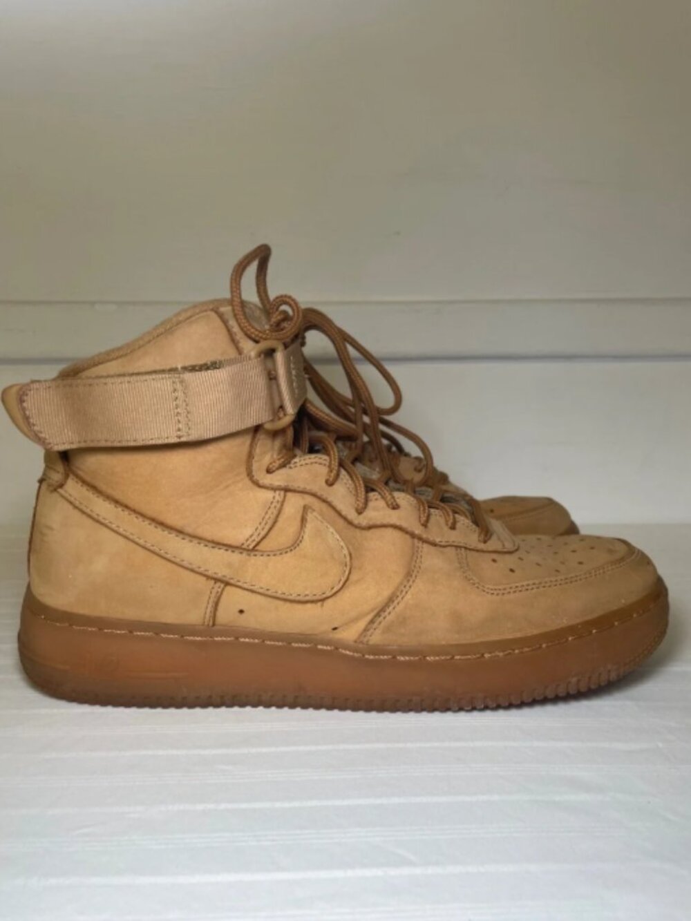 Nike AIR Force 1 HIGH 07 LV8 WB 'Flax' men’s sneakers size 8.5